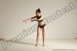 Modern dance poses of Rea