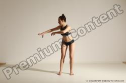 Modern dance poses of Rea