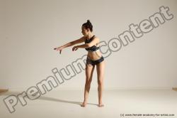 Modern dance poses of Rea
