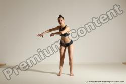 Modern dance poses of Rea
