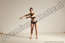 Modern dance poses of Rea