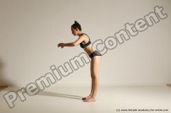 Modern dance poses of Rea