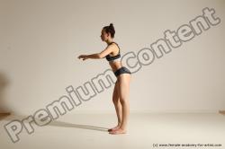 Modern dance poses of Rea