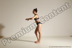 Modern dance poses of Rea