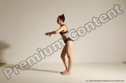 Modern dance poses of Rea
