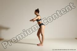 Modern dance poses of Rea