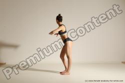 Modern dance poses of Rea