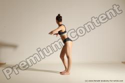 Modern dance poses of Rea