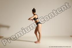 Modern dance poses of Rea