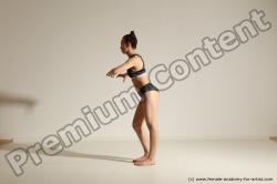 Modern dance poses of Rea