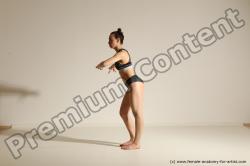 Modern dance poses of Rea