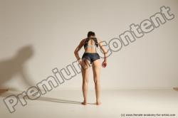 Modern dance poses of Rea