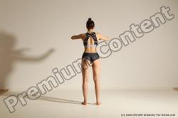 Modern dance poses of Rea