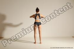 Modern dance poses of Rea