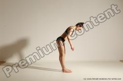 Modern dance poses of Rea