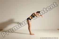 Modern dance poses of Rea