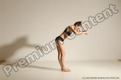 Modern dance poses of Rea