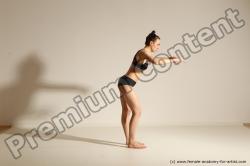 Modern dance poses of Rea