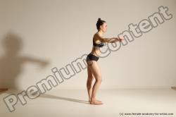 Modern dance poses of Rea
