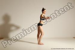 Modern dance poses of Rea