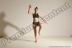 Modern dance poses of Rea