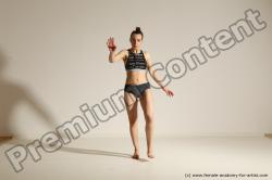 Modern dance poses of Rea