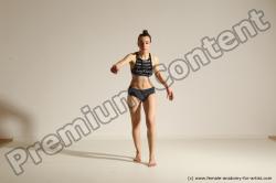 Modern dance poses of Rea