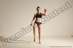 Modern dance poses of Rea