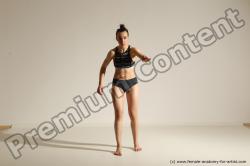 Modern dance poses of Rea