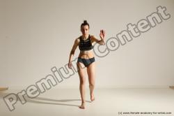 Modern dance poses of Rea