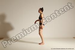 Modern dance poses of Rea