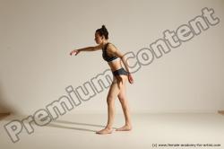 Modern dance poses of Rea