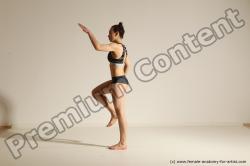 Modern dance poses of Rea