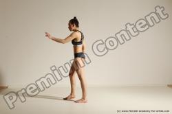 Modern dance poses of Rea
