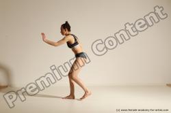 Modern dance poses of Rea