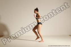 Modern dance poses of Rea