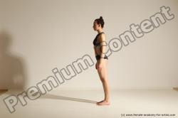 Modern dance poses of Rea