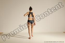 Modern dance poses of Rea