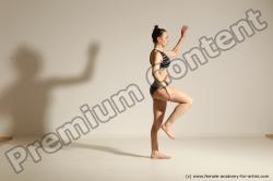 Modern dance poses of Rea