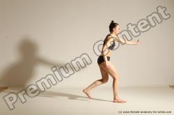 Modern dance poses of Rea