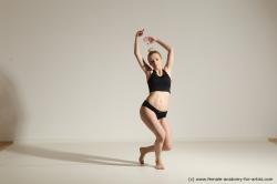 Modern dance reference poses of Anavi