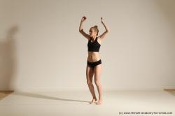 Modern dance poses of Anavi