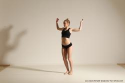 Modern dance poses of Anavi