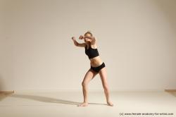 Modern dance poses of Anavi