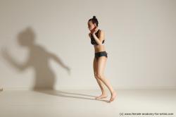 Modern dance poses of Rea