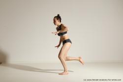 Modern dance poses of Rea