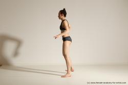 Modern dance poses of Rea