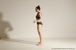 Modern dance poses of Rea