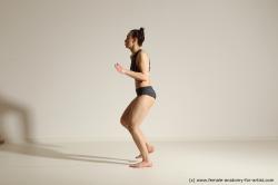 Modern dance poses of Rea