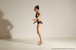 Modern dance poses of Rea